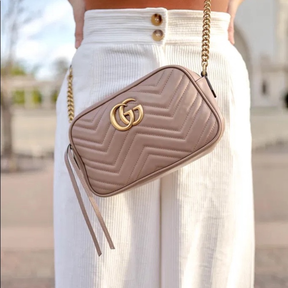 Authentic Gucci GG Marmont crossbody shoulder bag